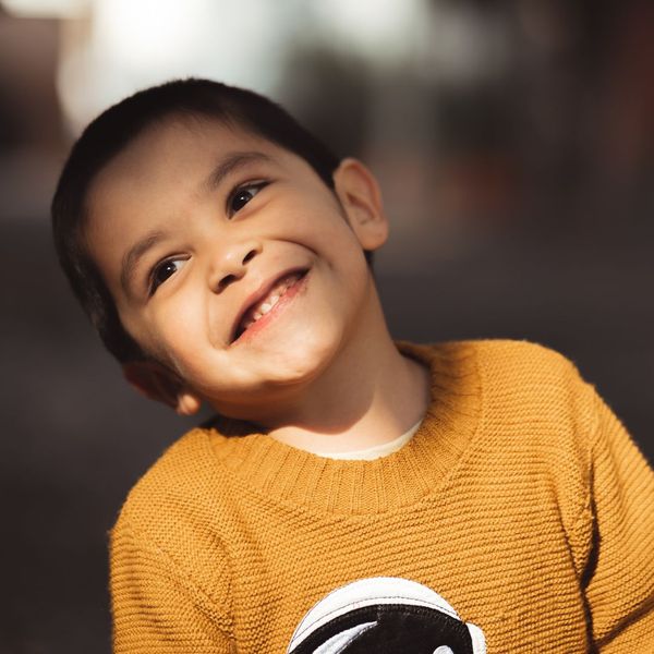 Young boy living with autism. Young boy living with autism.