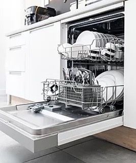 Dishwasher full of dishes