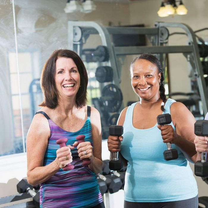 women at the gym