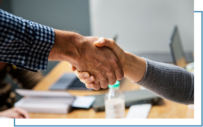 image of people shaking hands