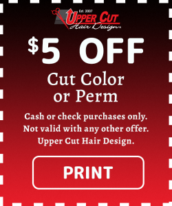 $5 Off Cut Color or Perm