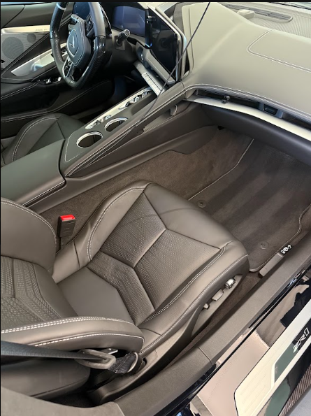 Detailed interior of a car