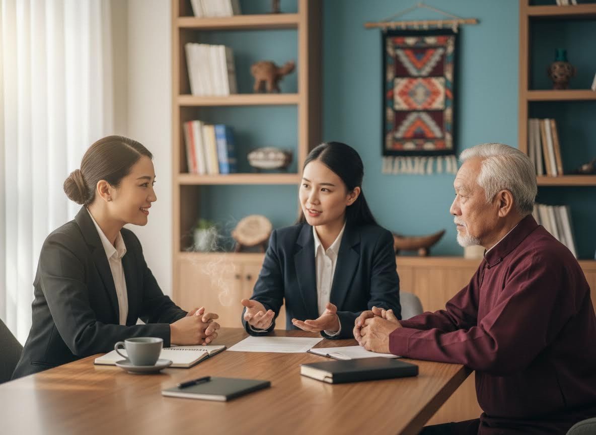 Professional Consultation with Senior Client