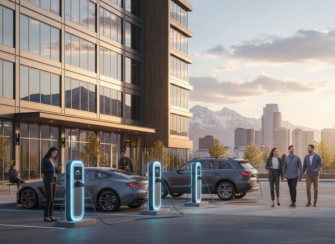 Electric Vehicle Charging in a Modern Urban Environment