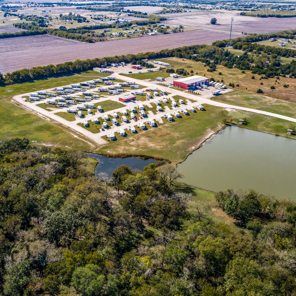 A large RV park