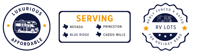 Luxurious, Affordable, and Secure RV Park Trust Badges