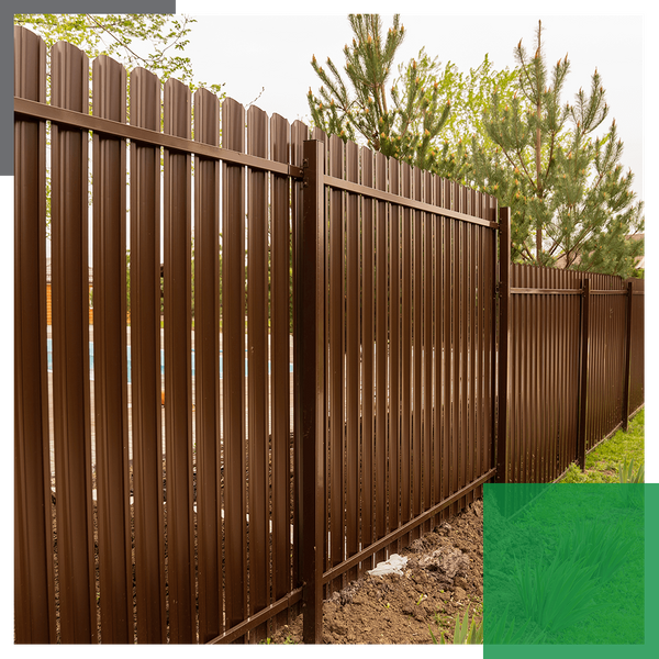 image of a new fence