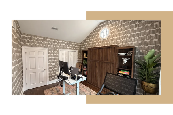 Personal office wallpaper design