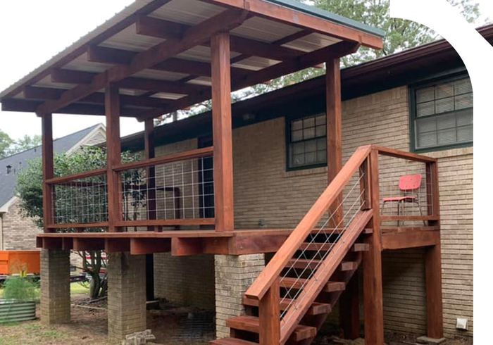 wooden porch