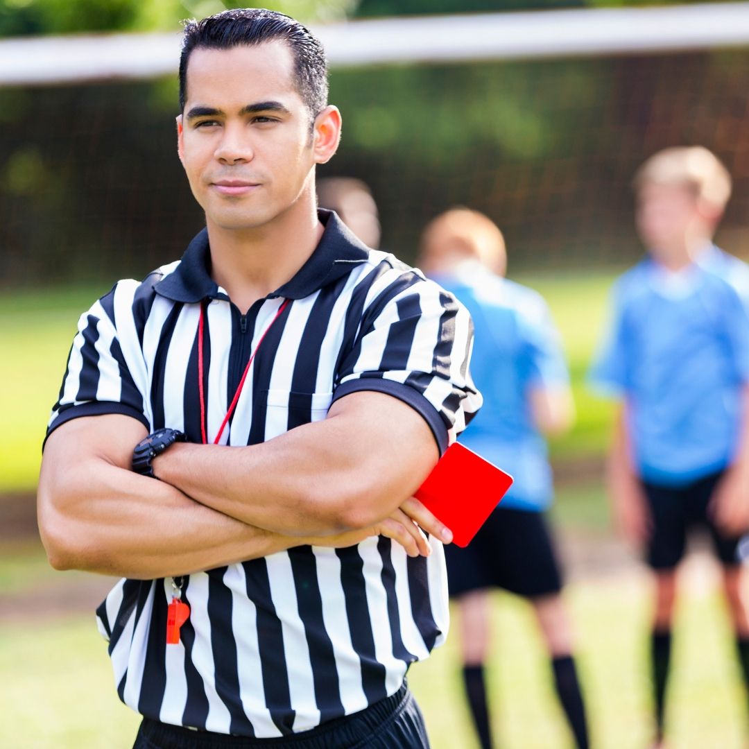 image of a referee