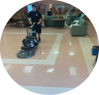 VCT Floor Cleaning