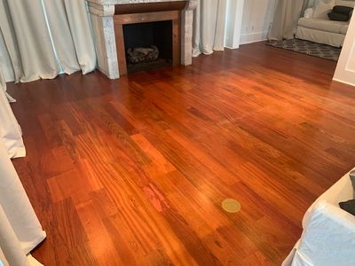 Warm Wood Floors After Refinish