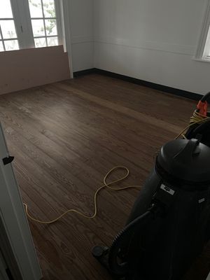 Bedroom Wood Flooring Refinish
