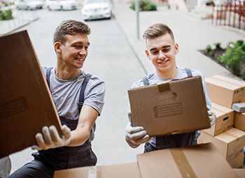 Movers moving boxes