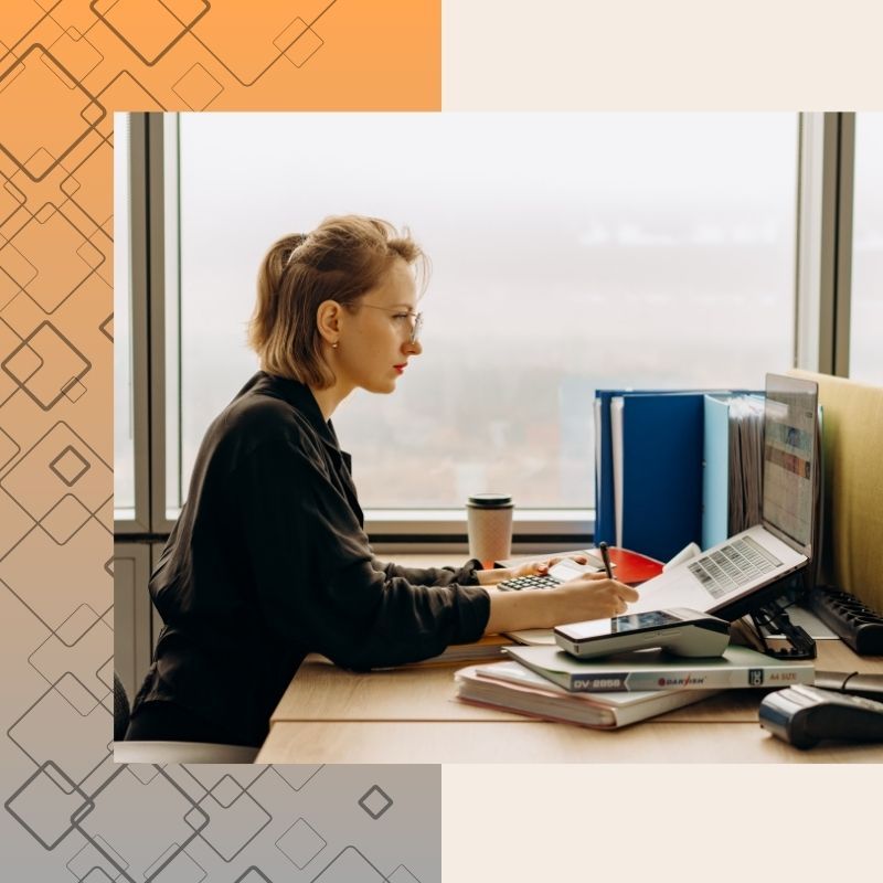 an accountant working at her desk Specialty Services.jpg