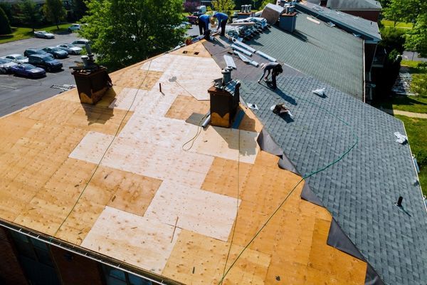 replacing apartment roof