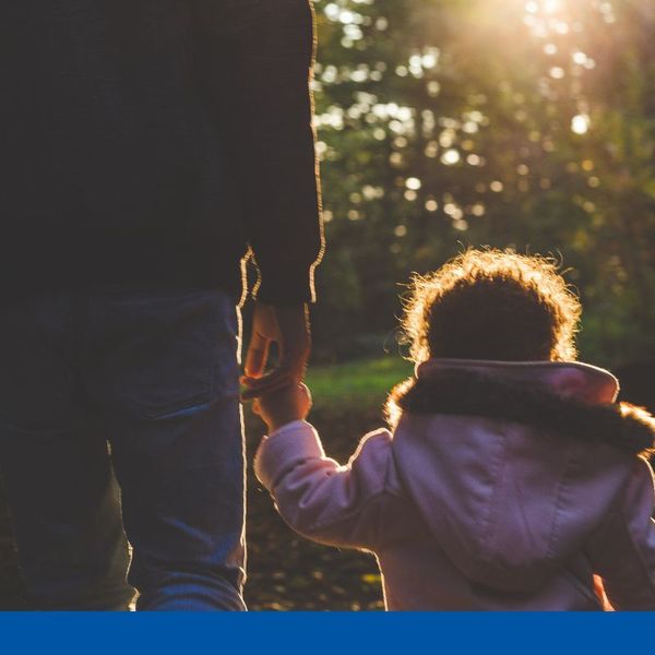 silhouette of a father and daughter holding hands silhouette of a father and daughter holding hands