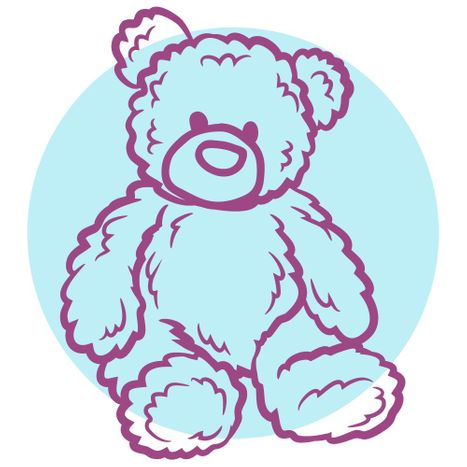 a teddy bear icon