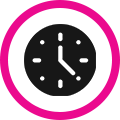 icon of a clock