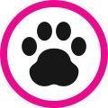 icon of a paw
