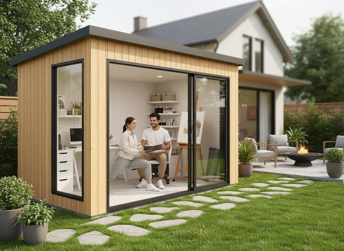 Backyard Office Shed and Art Studio