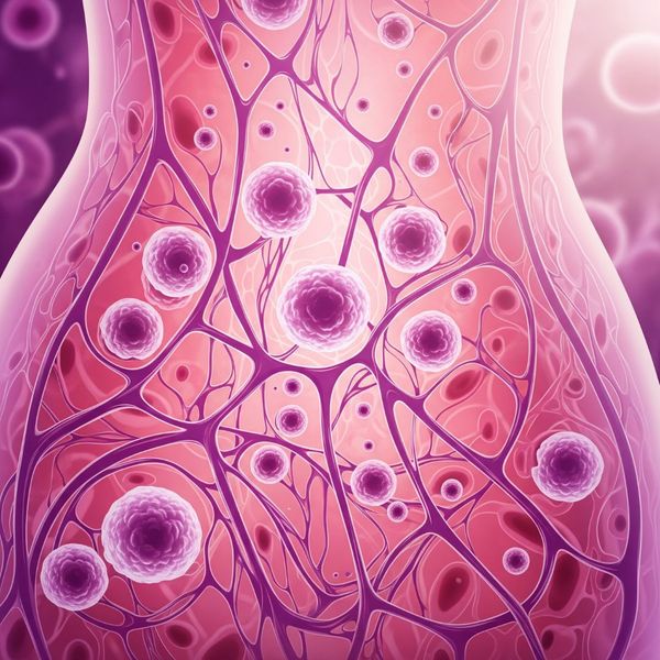 Microscopic view of healthy vaginal tissue. Microscopic view of healthy vaginal tissue.