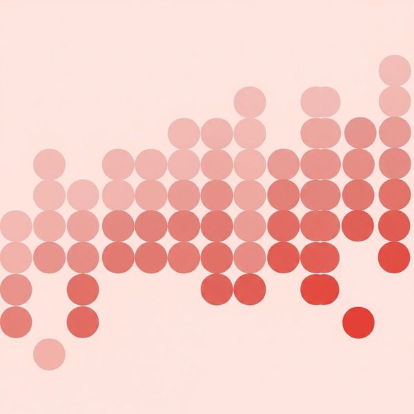abstract representation of a calendar or flow, indicating changes in patterns