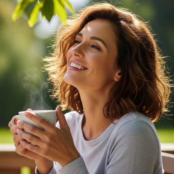 A smiling woman enjoys a carefree day outdoors, representing the convenience of long-term birth control. A smiling woman enjoys a carefree day outdoors, representing the convenience of long-term birth control.