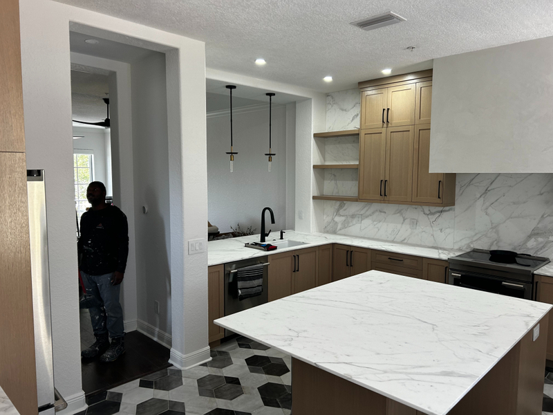 remodeled kitchen