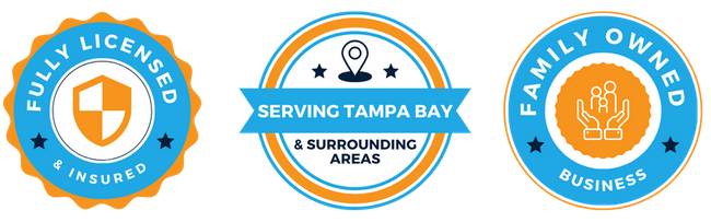 fully licensed and insured, serving tampa bay and surrounding areas, family owned business