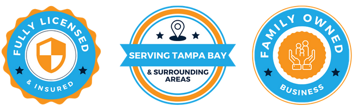 fully licensed and insured, serving tampa bay and surrounding areas, family owned business