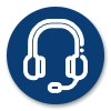 icon of a phone headset