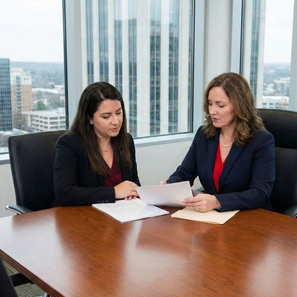 talking with a lawyer