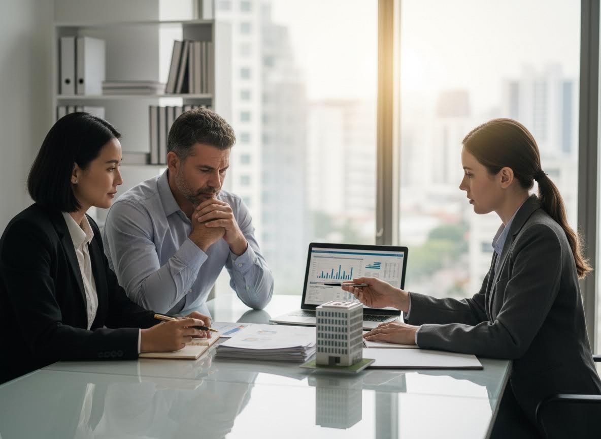 Real Estate Business Meeting and Consultation