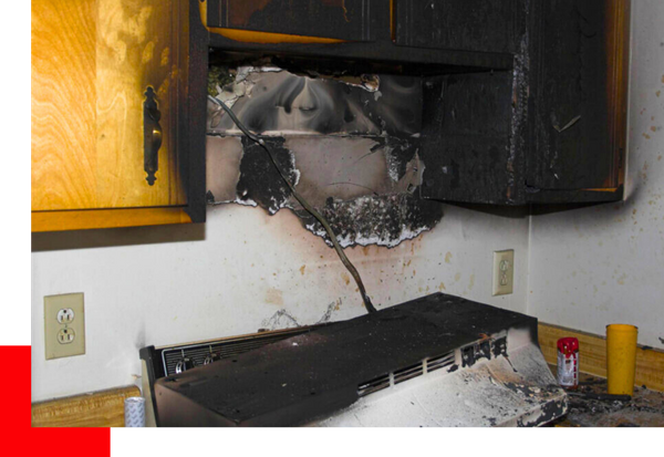 image of fire damage