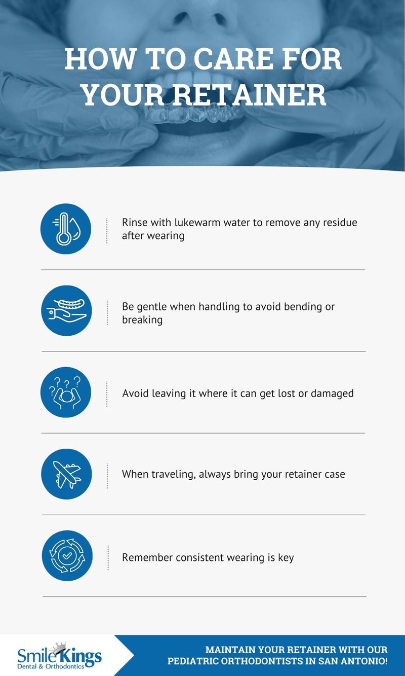 How To Care For Your Retainer Infographic