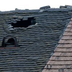 damaged roof