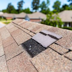 damaged roof