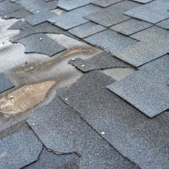 damaged roof