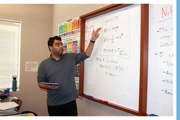 teacher teaching math