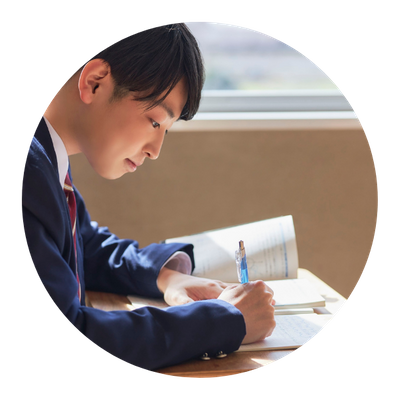 middle schooler studying middle schooler studying