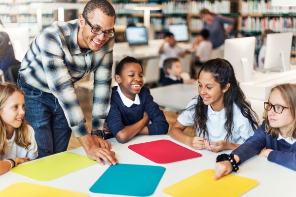 kids in classroom