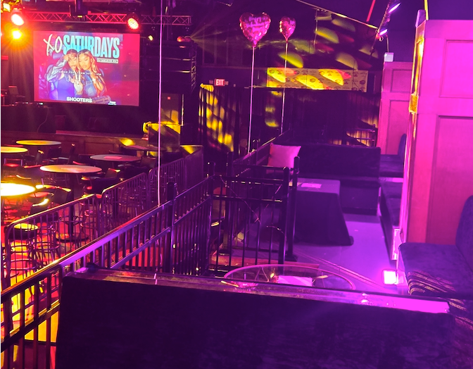 Shooters Bar in Grill VIP Section, Blues Show