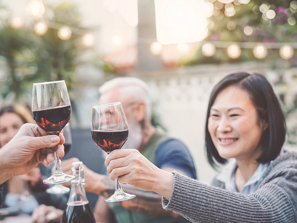 People Drinking Red Wine