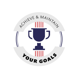 Achieve and Maintain Your Goals badge Achieve and Maintain Your Goals badge