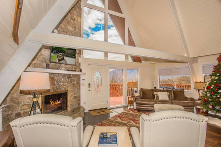 Christmas at Gatlinburg Tennessee Cabin