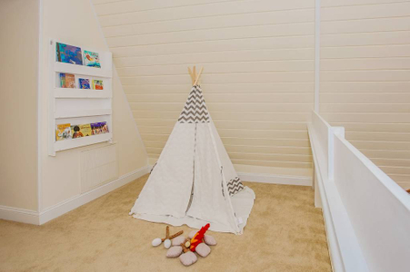 Kids Play Tent and campfire in Gatlinburg Cabin