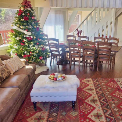 Christmas tree in great room