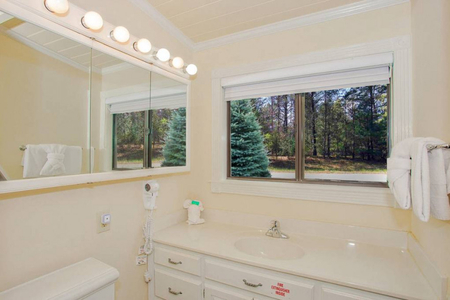 Loft bathroom in Gatlingburg Chalet