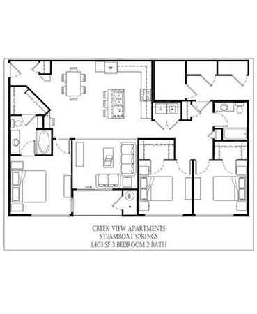 Steamboat floor plan